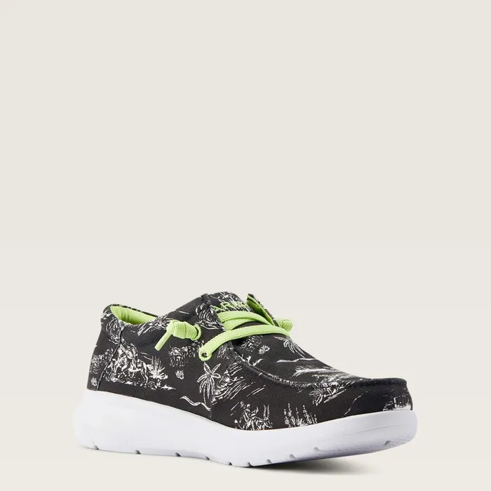 Hilo Western Aloha Black Aloha Toile Men Ariat Shoes and Sneakers Hilo Western Aloha Black Aloha Toile Men Ariat Shoes and Sneakers