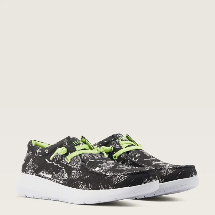 Hilo Western Aloha Black Aloha Toile Men Ariat Shoes and Sneakers Hilo Western Aloha Black Aloha Toile Men Ariat Shoes and Sneakers
