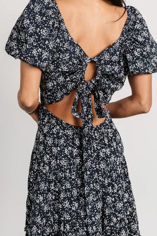 Huntington Short Dress Navy Print Women Baltic Born Short Dresses Huntington Short Dress Navy Print Women Baltic Born Short Dresses