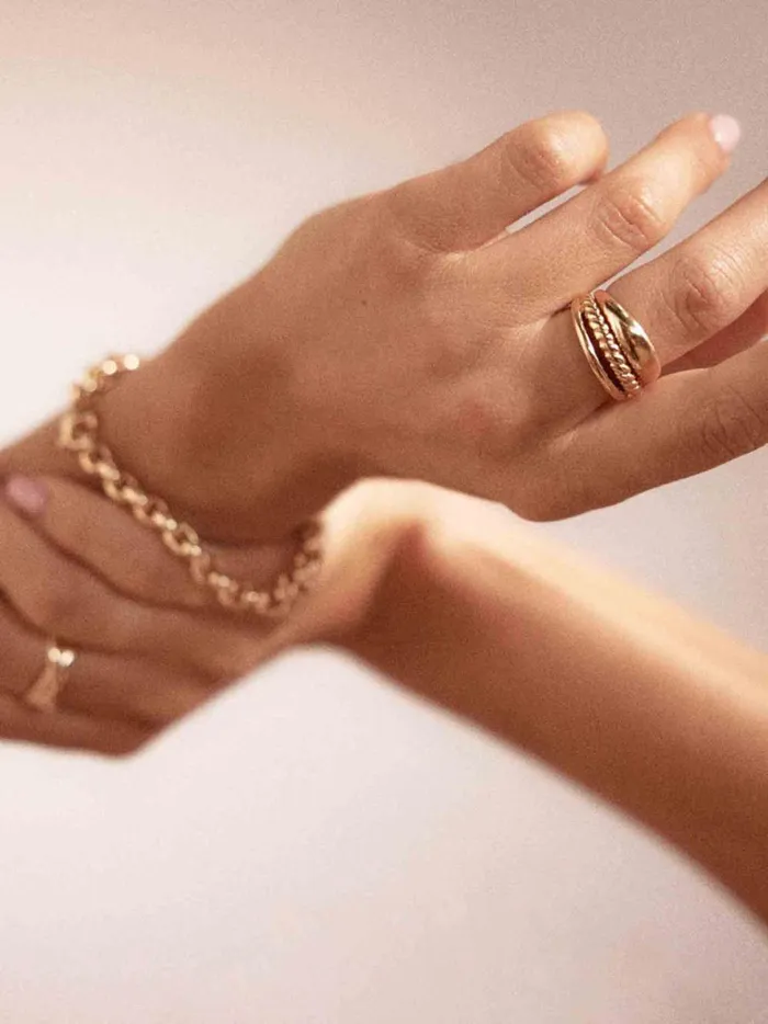Icons Yellow Gold Duet Ring Yellow Gold Women Brochu Walker Fine Jewelry