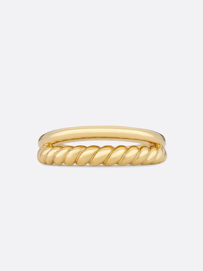 Icons Yellow Gold Duet Ring Yellow Gold Women Brochu Walker Fine Jewelry