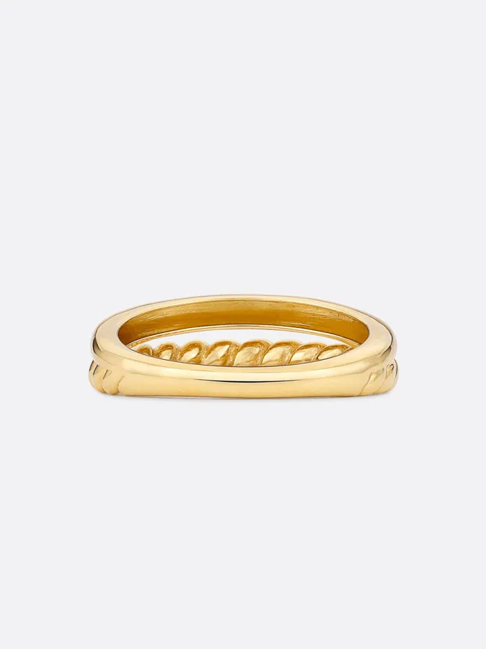 Icons Yellow Gold Duet Ring Yellow Gold Women Brochu Walker Fine Jewelry