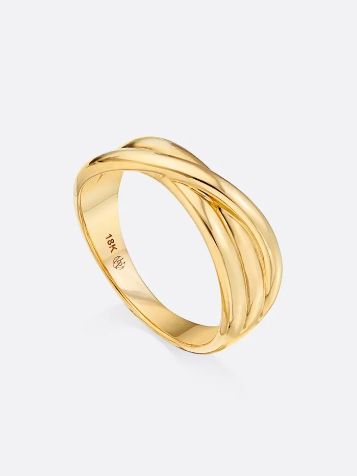 Icons Yellow Gold Traverse Ring Yellow Gold Women Brochu Walker Fine Jewelry