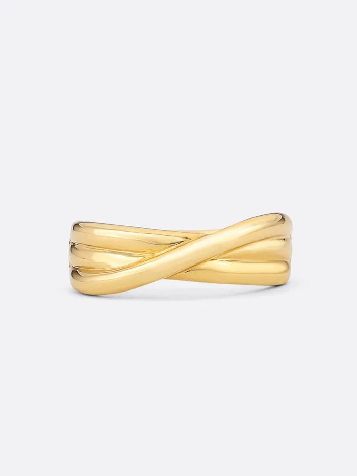 Icons Yellow Gold Traverse Ring Yellow Gold Women Brochu Walker Fine Jewelry