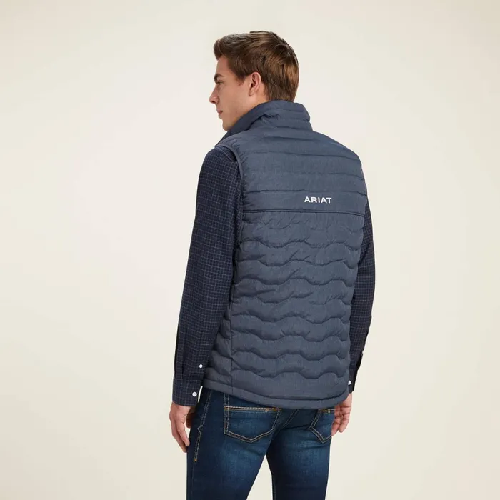 Ideal Down Vest Charcoal Heather Men Ariat Jackets and Vests Ideal Down Vest Charcoal Heather Men Ariat Jackets and Vests