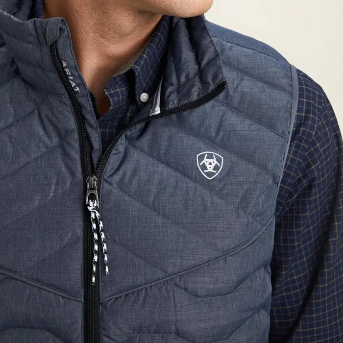 Ideal Down Vest Charcoal Heather Men Ariat Jackets and Vests Ideal Down Vest Charcoal Heather Men Ariat Jackets and Vests
