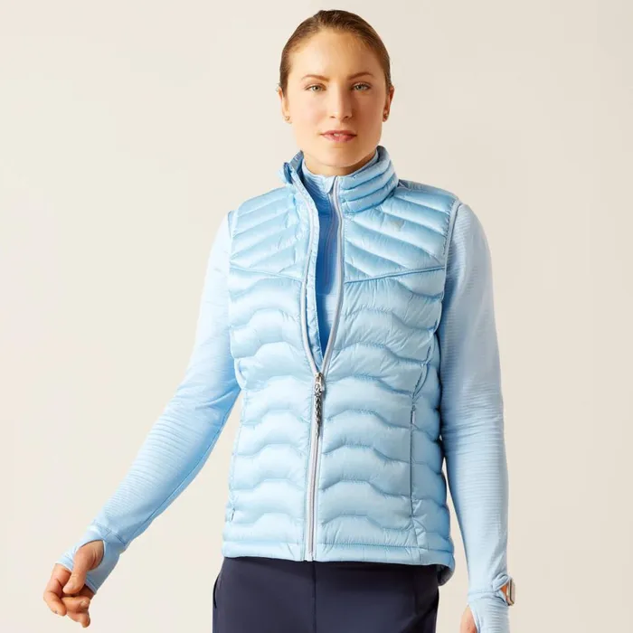 Ideal Down Vest Iridescent Cote D039azur Women Ariat Jackets and Vests