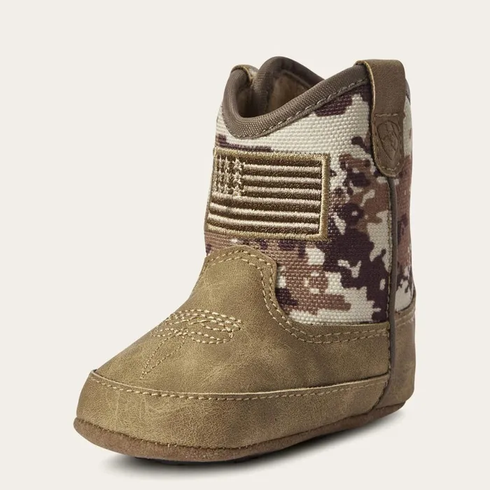 Infant Lil039 Stompers Dallas Boot Patriot Brown Kids Ariat Baby Boots