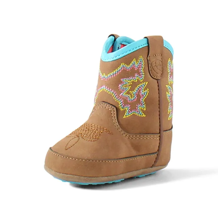 Infant Lil039 Stompers Delilah Boot Brownfeathertan Kids Ariat Baby Boots