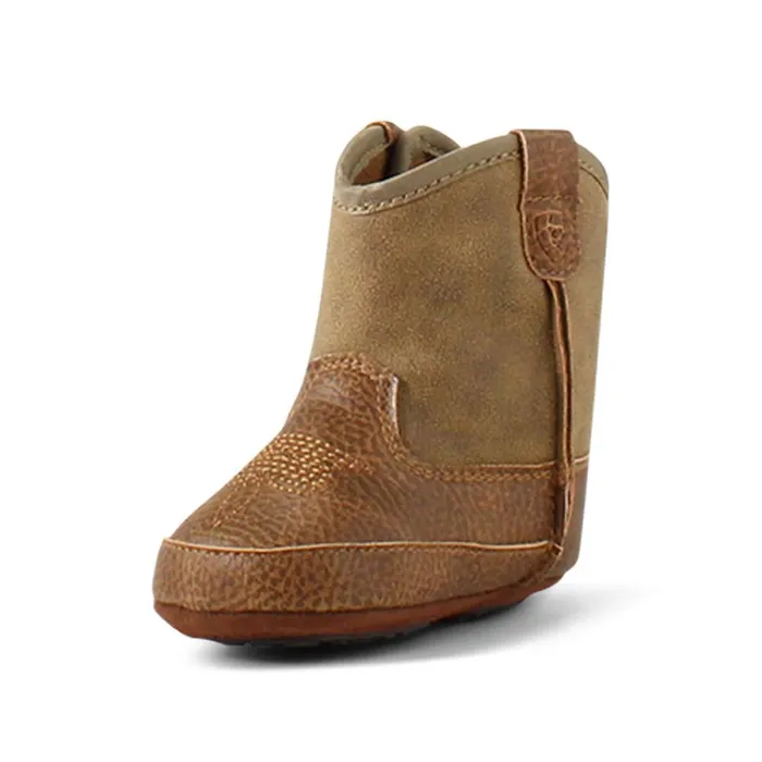 Infant Lil039 Stompers Rambler Boot Brownfeathertan Kids Ariat Baby Boots