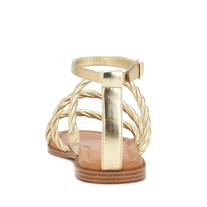 Ipster Ankle Strap Flat Sandals Gold Women Nine West Sandals Ipster Ankle Strap Flat Sandals Gold Women Nine West Sandals