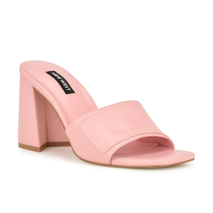 Iriss Slide Sandals Light Pink Women Nine West Sandals Iriss Slide Sandals Light Pink Women Nine West Sandals