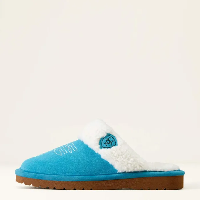Jackie Square Toe Bright Turquoise Women Ariat Slippers Jackie Square Toe Bright Turquoise Women Ariat Slippers