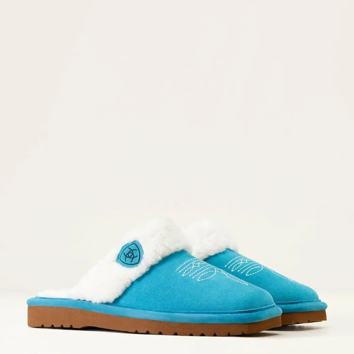 Jackie Square Toe Bright Turquoise Women Ariat Slippers Jackie Square Toe Bright Turquoise Women Ariat Slippers