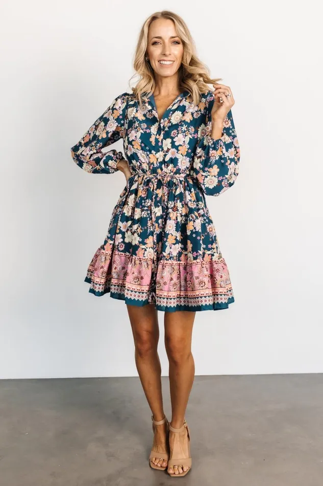 Jane Short Dress Jade Multi Women Baltic Born Cover Ups
