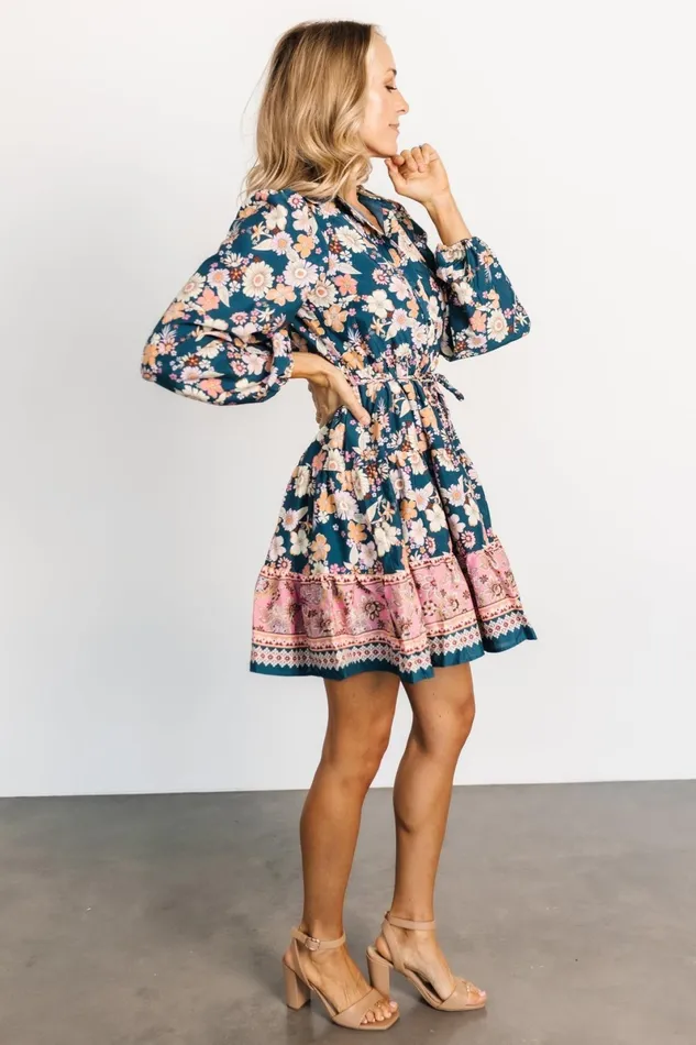 Jane Short Dress Jade Multi Women Baltic Born Cover Ups Jane Short Dress Jade Multi Women Baltic Born Cover Ups