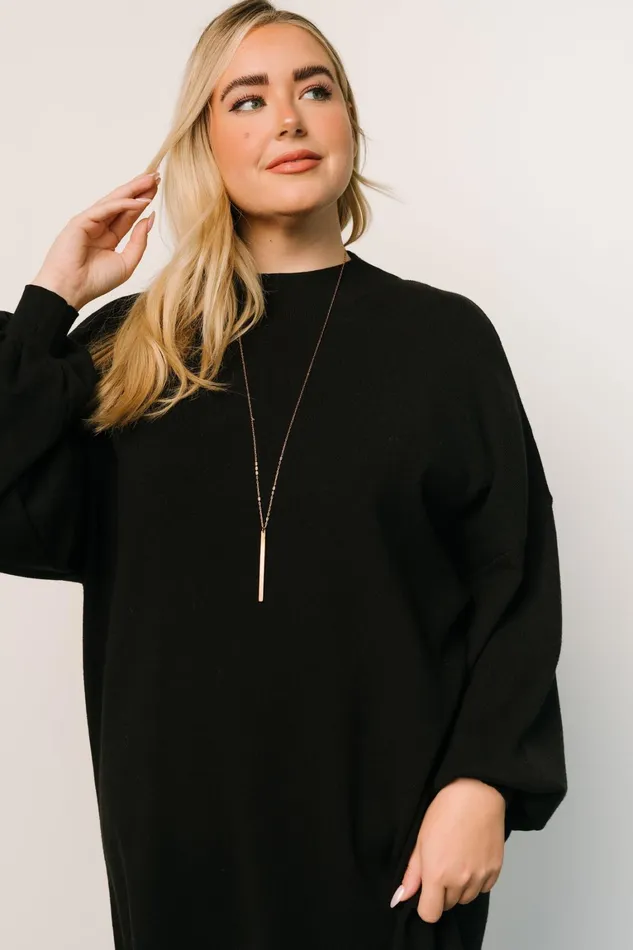 Jennings Sweater Dress Black Women Baltic Born Sweaters Jennings Sweater Dress Black Women Baltic Born Sweaters
