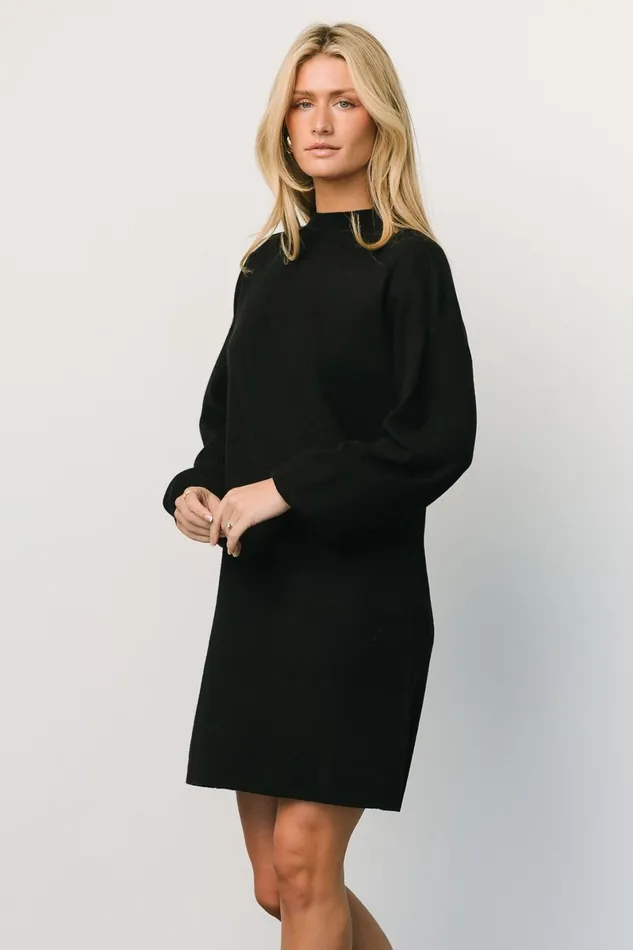 Jennings Sweater Dress Black Women Baltic Born Sweaters Jennings Sweater Dress Black Women Baltic Born Sweaters