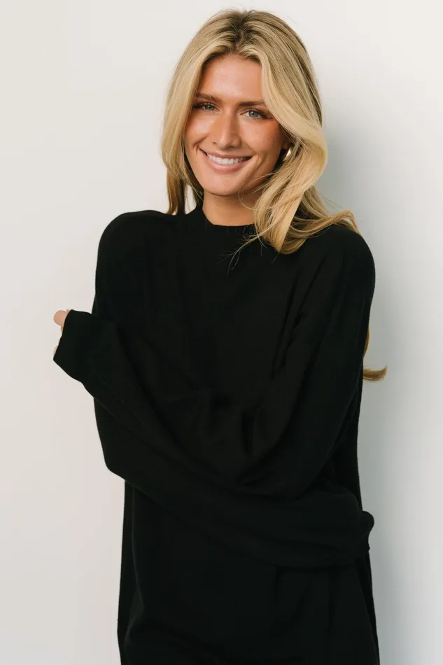 Jennings Sweater Dress Black Women Baltic Born Sweaters Jennings Sweater Dress Black Women Baltic Born Sweaters