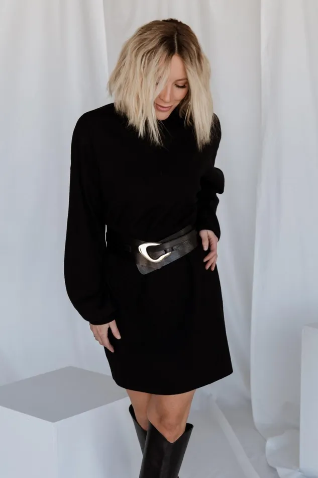 Jennings Sweater Dress Black Women Baltic Born Sweaters Jennings Sweater Dress Black Women Baltic Born Sweaters