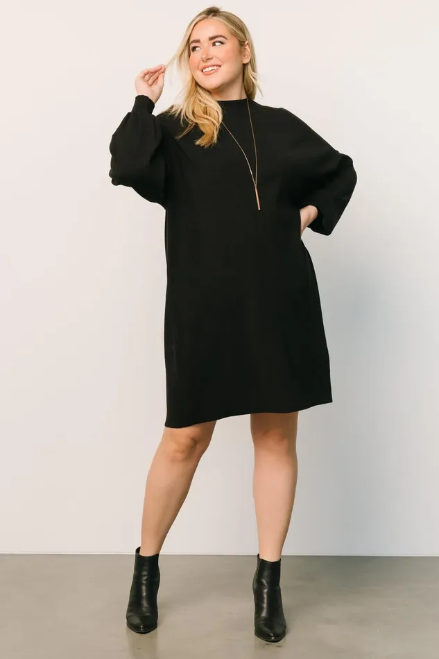 Jennings Sweater Dress Black Women Baltic Born Sweaters Jennings Sweater Dress Black Women Baltic Born Sweaters
