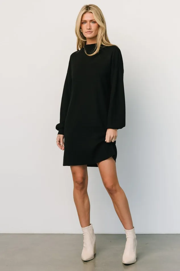 Jennings Sweater Dress Black Women Baltic Born Sweaters Jennings Sweater Dress Black Women Baltic Born Sweaters