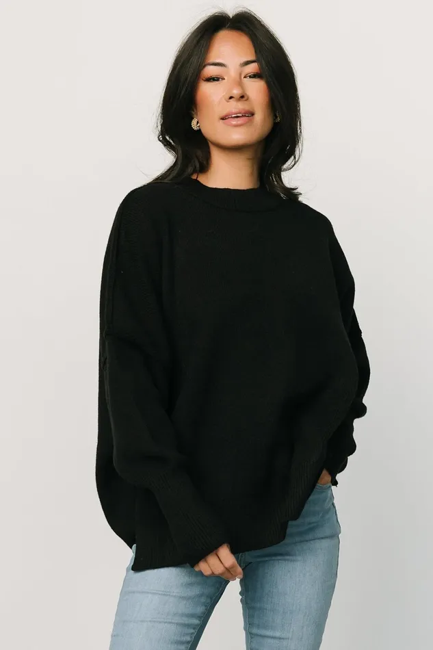 Jeremiah Knit Sweater Black Women Baltic Born Sweaters Jeremiah Knit Sweater Black Women Baltic Born Sweaters