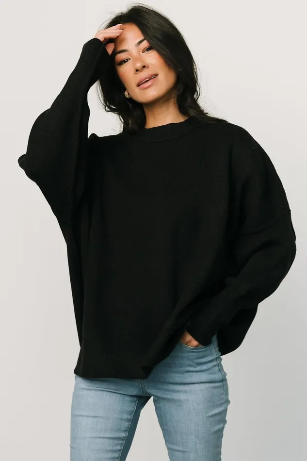 Jeremiah Knit Sweater Black Women Baltic Born Sweaters Jeremiah Knit Sweater Black Women Baltic Born Sweaters