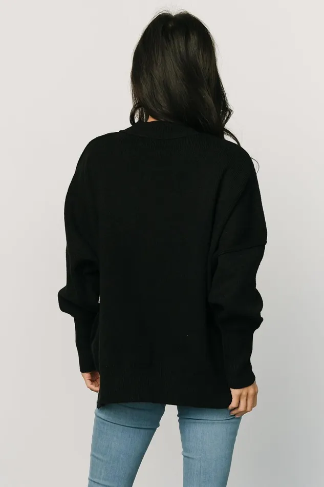 Jeremiah Knit Sweater Black Women Baltic Born Sweaters Jeremiah Knit Sweater Black Women Baltic Born Sweaters