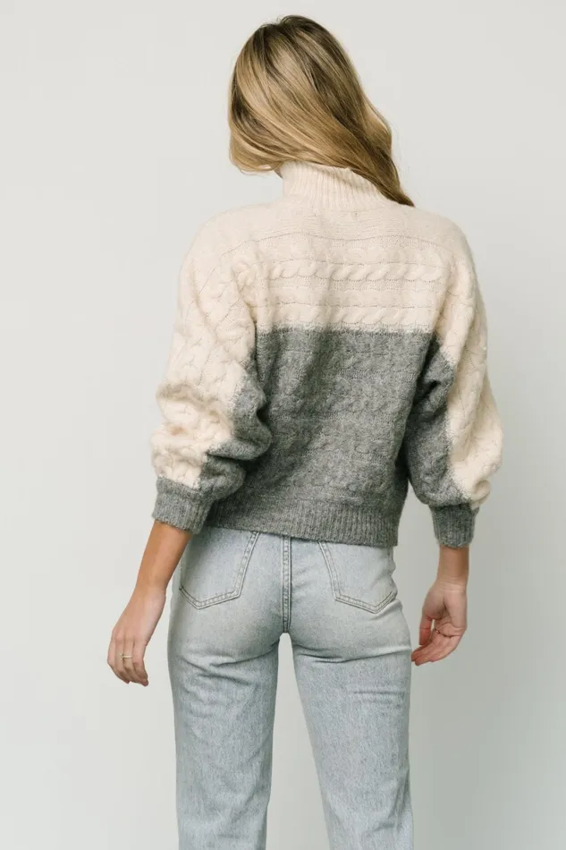 Jody Knit Sweater Ivory Gray Women Baltic Born Sweaters Jody Knit Sweater Ivory Gray Women Baltic Born Sweaters