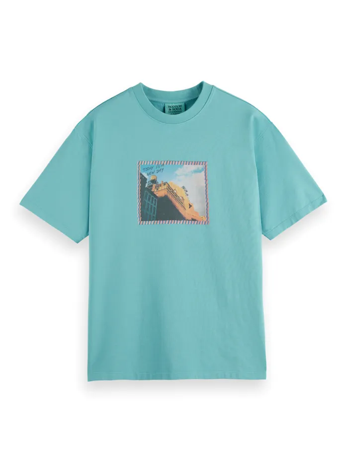 JOE JONAS X SCOTCH SODA PHOTO PRINT TSHIRT White Men Scotch and Soda TShirts and Polo Shirts JOE JONAS X SCOTCH SODA PHOTO PRINT TSHIRT White Men Scotch and Soda TShirts and Polo Shirts