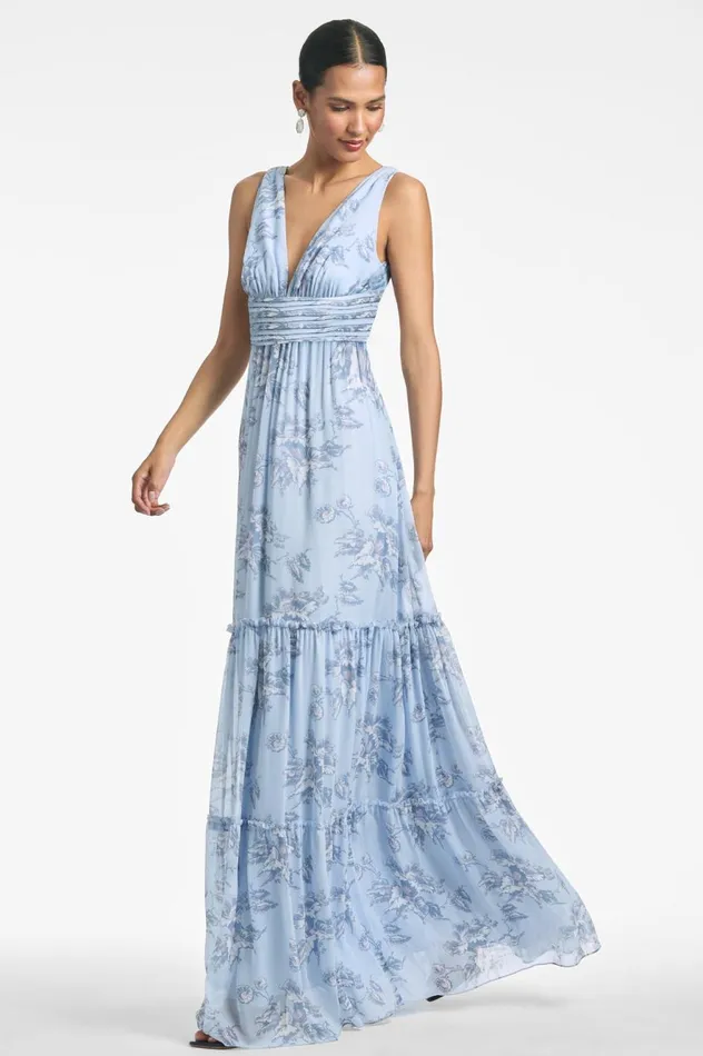 Justine Gown 8211 Iced Narcissus Women Sachin and Babi Formal