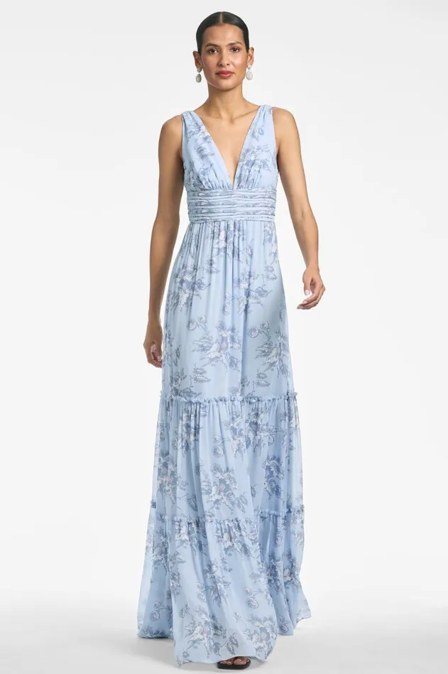Justine Gown 8211 Iced Narcissus Women Sachin and Babi Formal