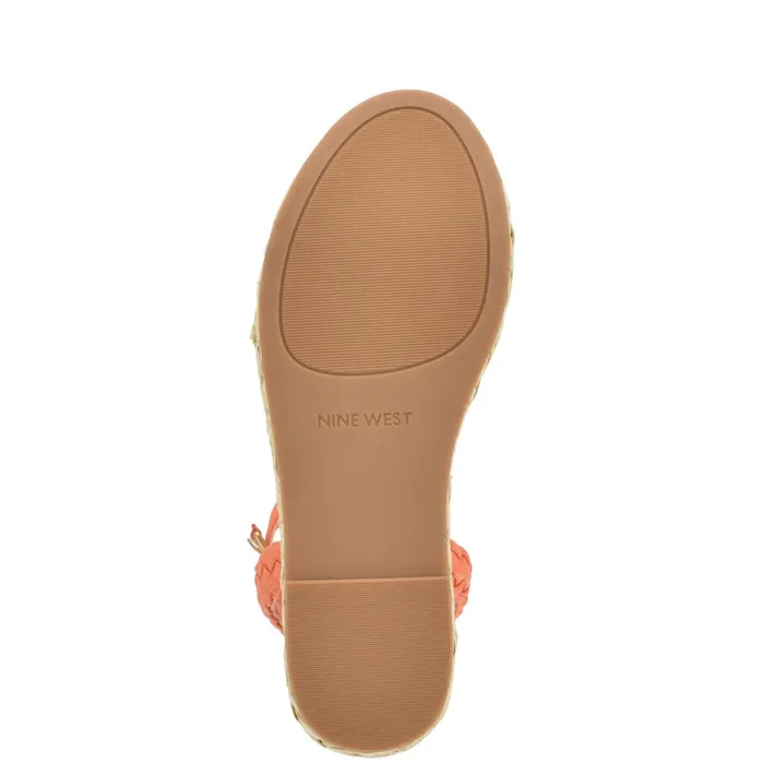 Keily Espadrille Wedge Sandals Orange Women Nine West Sandals Keily Espadrille Wedge Sandals Orange Women Nine West Sandals