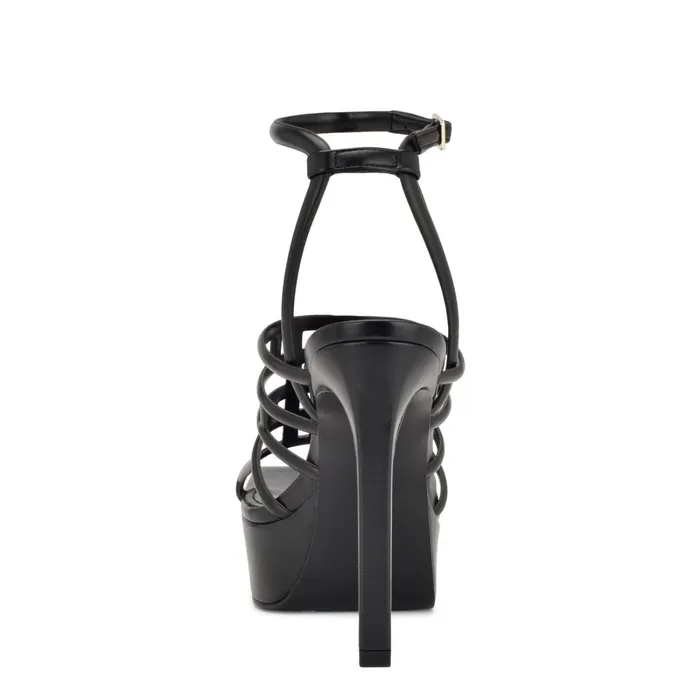 Kelinda Ankle Strap Platform Sandals Black Women Nine West Platforms Kelinda Ankle Strap Platform Sandals Black Women Nine West Platforms