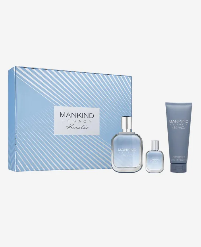 Kenneth Cole Cologne Men Mankind Legacy For Him Eau De Toilette 3pc Gift Set No Color