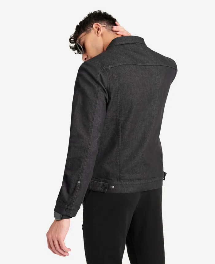 Kenneth Cole Denim Men Slim Fit Recycled Denim Jacket Sheridan 8211 Charcoal Kenneth Cole Denim Men Slim Fit Recycled Denim Jacket Sheridan 8211 Charcoal