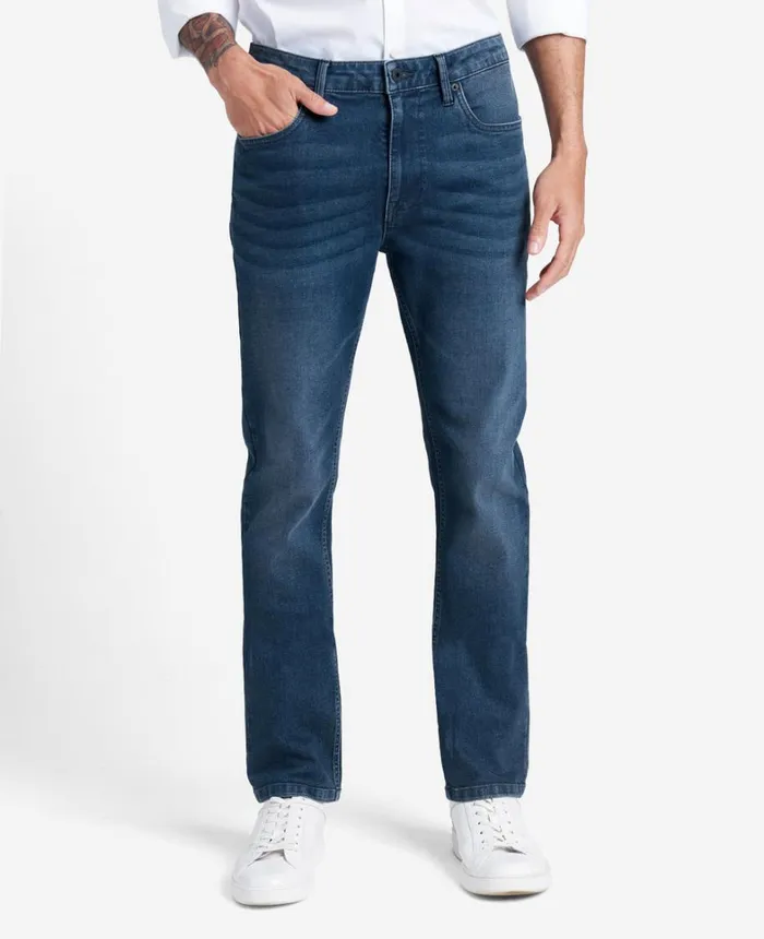 Kenneth Cole Denim Men SlimFit Recycled Stretch Denim Jeans Leroy 8211 Medium Blue