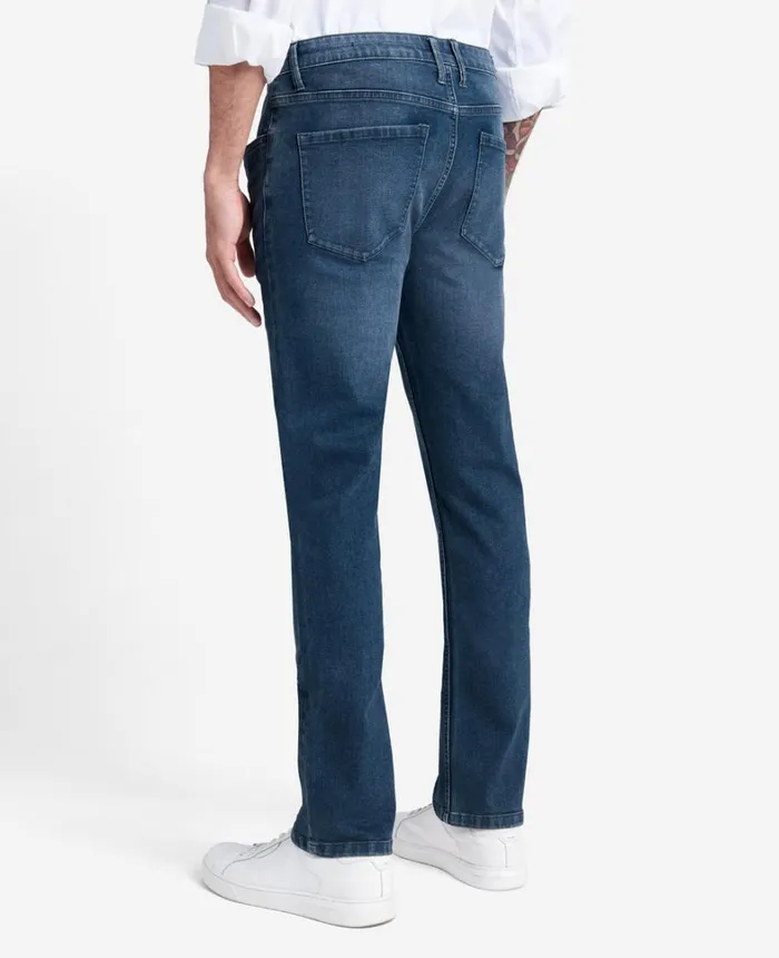 Kenneth Cole Denim Men SlimFit Recycled Stretch Denim Jeans Leroy 8211 Medium Blue