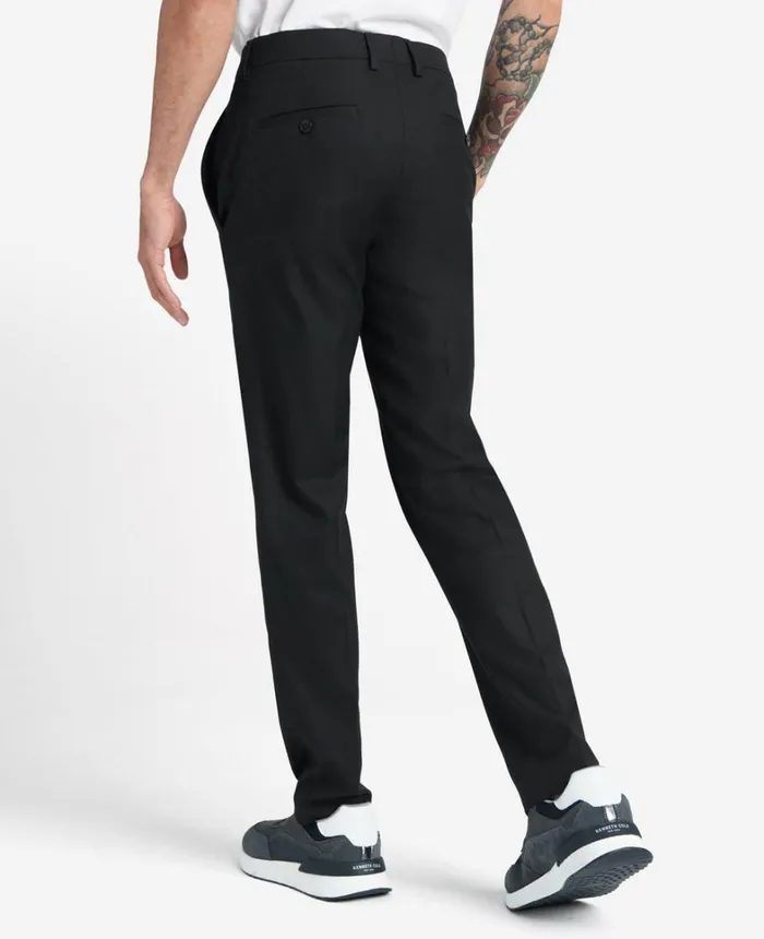 Kenneth Cole Dress Pants Men Premium Stretch Twill SlimFit Flex Waistband Dress Pant Black Kenneth Cole Dress Pants Men Premium Stretch Twill SlimFit Flex Waistband Dress Pant Black