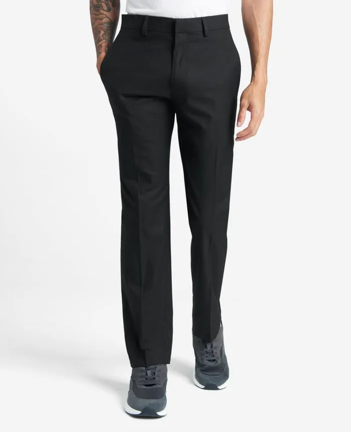 Kenneth Cole Dress Pants Men Premium Stretch Twill SlimFit Flex Waistband Dress Pant Black Kenneth Cole Dress Pants Men Premium Stretch Twill SlimFit Flex Waistband Dress Pant Black