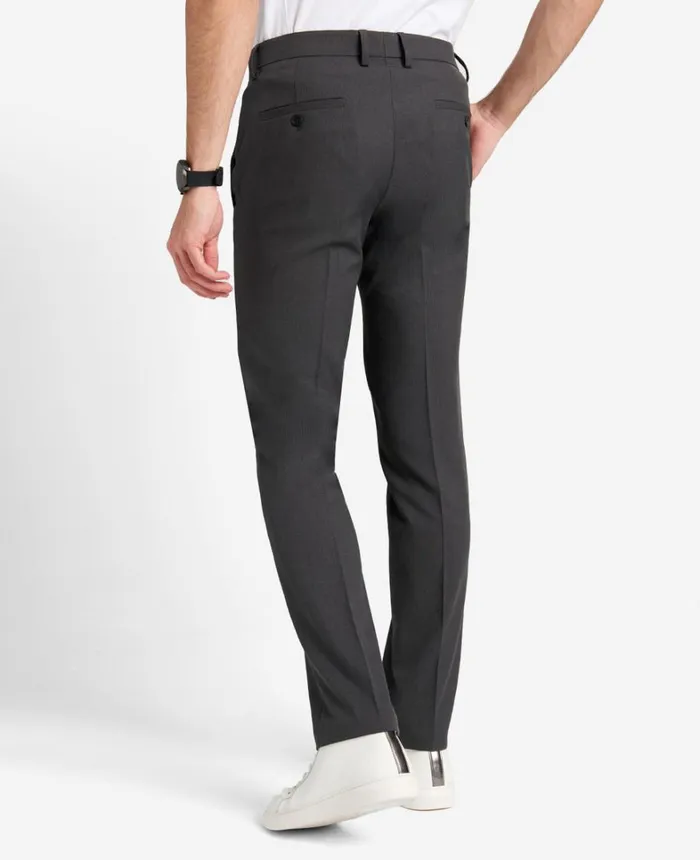 Kenneth Cole Dress Pants Men Stretch Micro Check ModernFit TECHNICOLE Dress Pant Charcoal Kenneth Cole Dress Pants Men Stretch Micro Check ModernFit TECHNICOLE Dress Pant Charcoal