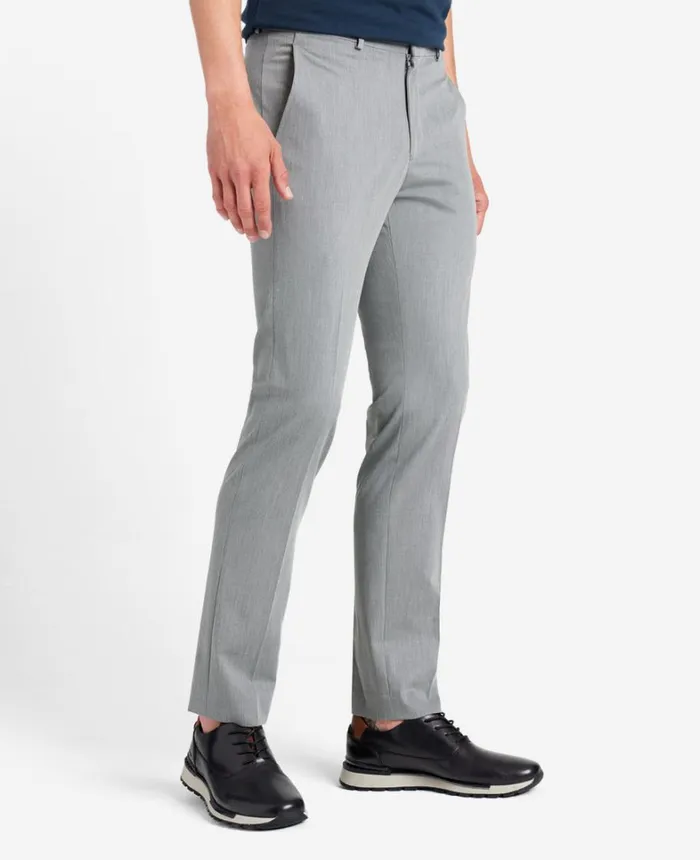Kenneth Cole Dress Pants Men Stretch Suit Separate Pant Light Grey