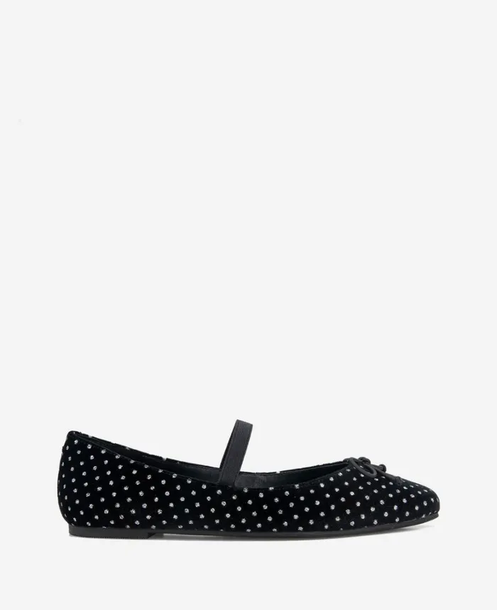 Kenneth Cole Flats and Loafers Women Myra Ballet Flat Blacksilver