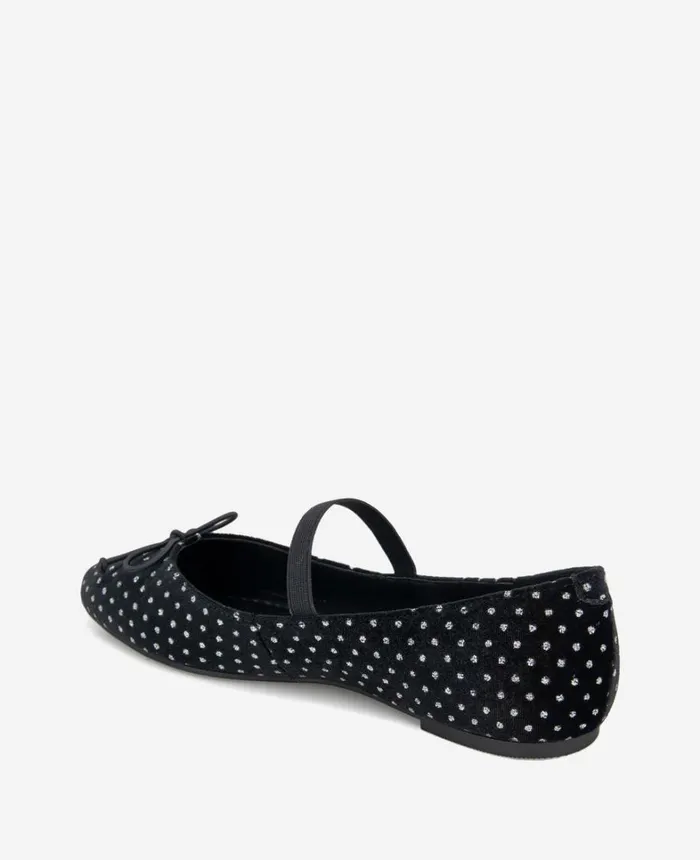Kenneth Cole Flats and Loafers Women Myra Ballet Flat Blacksilver Kenneth Cole Flats and Loafers Women Myra Ballet Flat Blacksilver