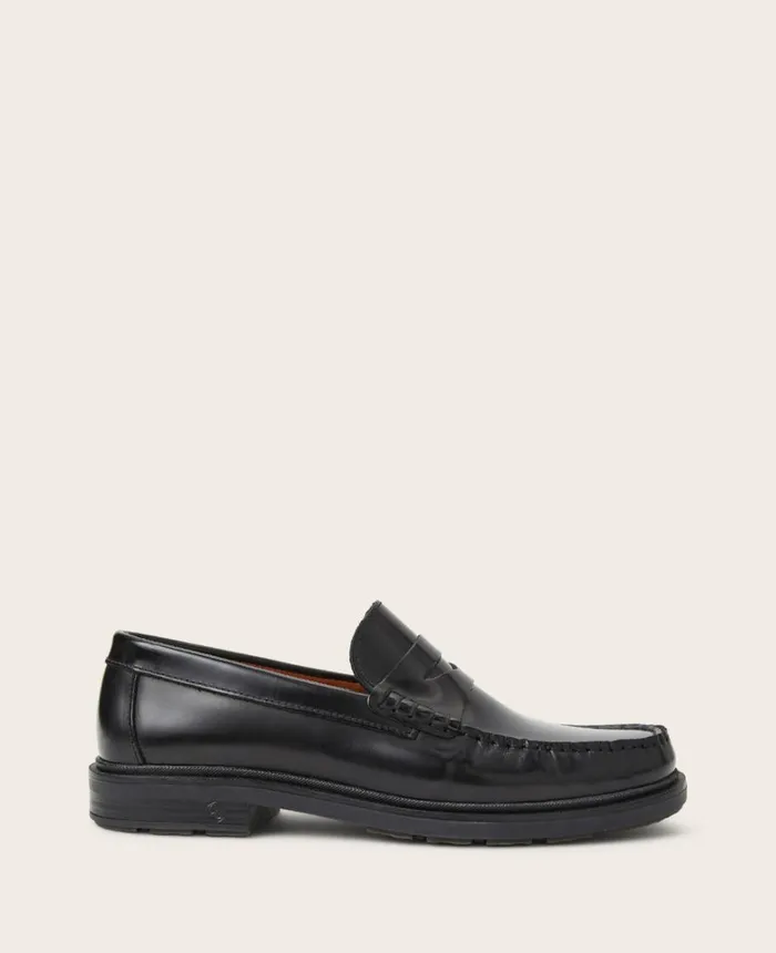 Kenneth Cole Loafers Men GENTLE SOULS Myles Leather Penny Loafer Black