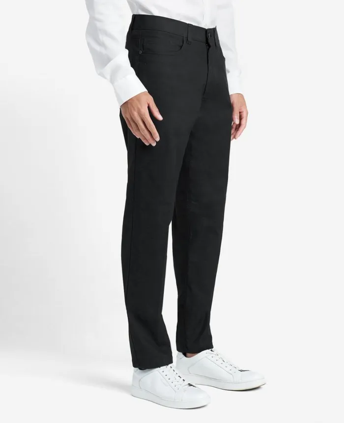 Kenneth Cole Pants Men The 5Pocket Stretch Pant With Flex Waistband Black