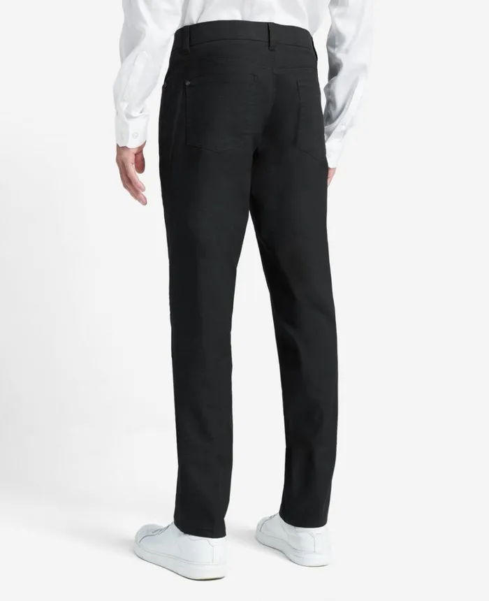 Kenneth Cole Pants Men The 5Pocket Stretch Pant With Flex Waistband Black Kenneth Cole Pants Men The 5Pocket Stretch Pant With Flex Waistband Black