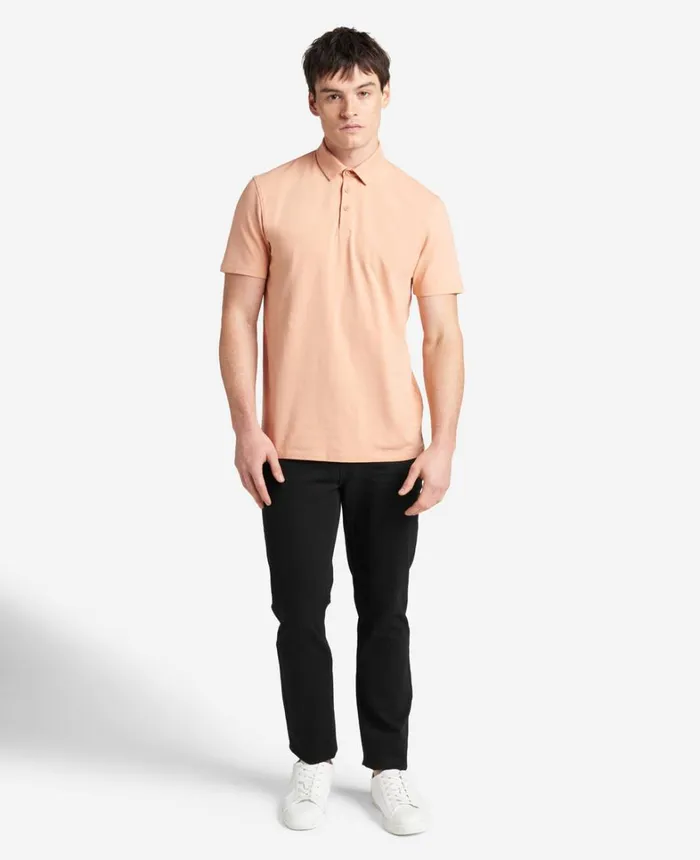 Kenneth Cole Polos and TShirts Men The Performance Polo Coral Kenneth Cole Polos and TShirts Men The Performance Polo Coral