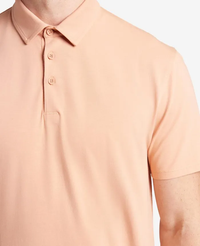 Kenneth Cole Polos and TShirts Men The Performance Polo Coral Kenneth Cole Polos and TShirts Men The Performance Polo Coral